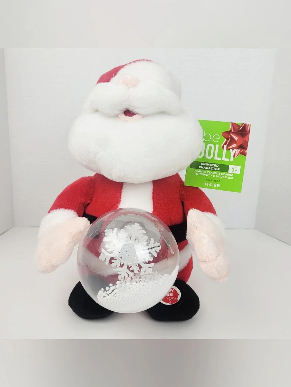 Be Jolly Message Pals~Animated Plush~Santa Claus Is Coming To Town~Dances Sings